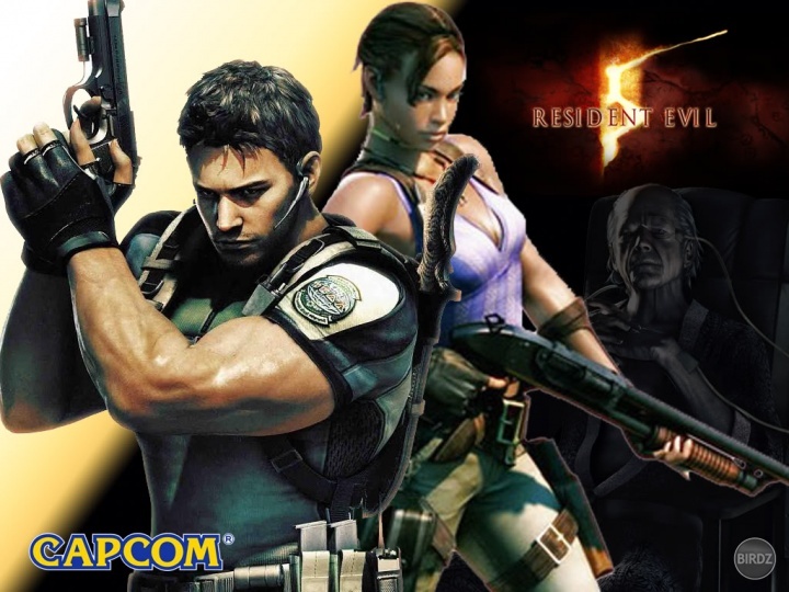 Resident evil 5 Chris Redfield and Sheva Alomar