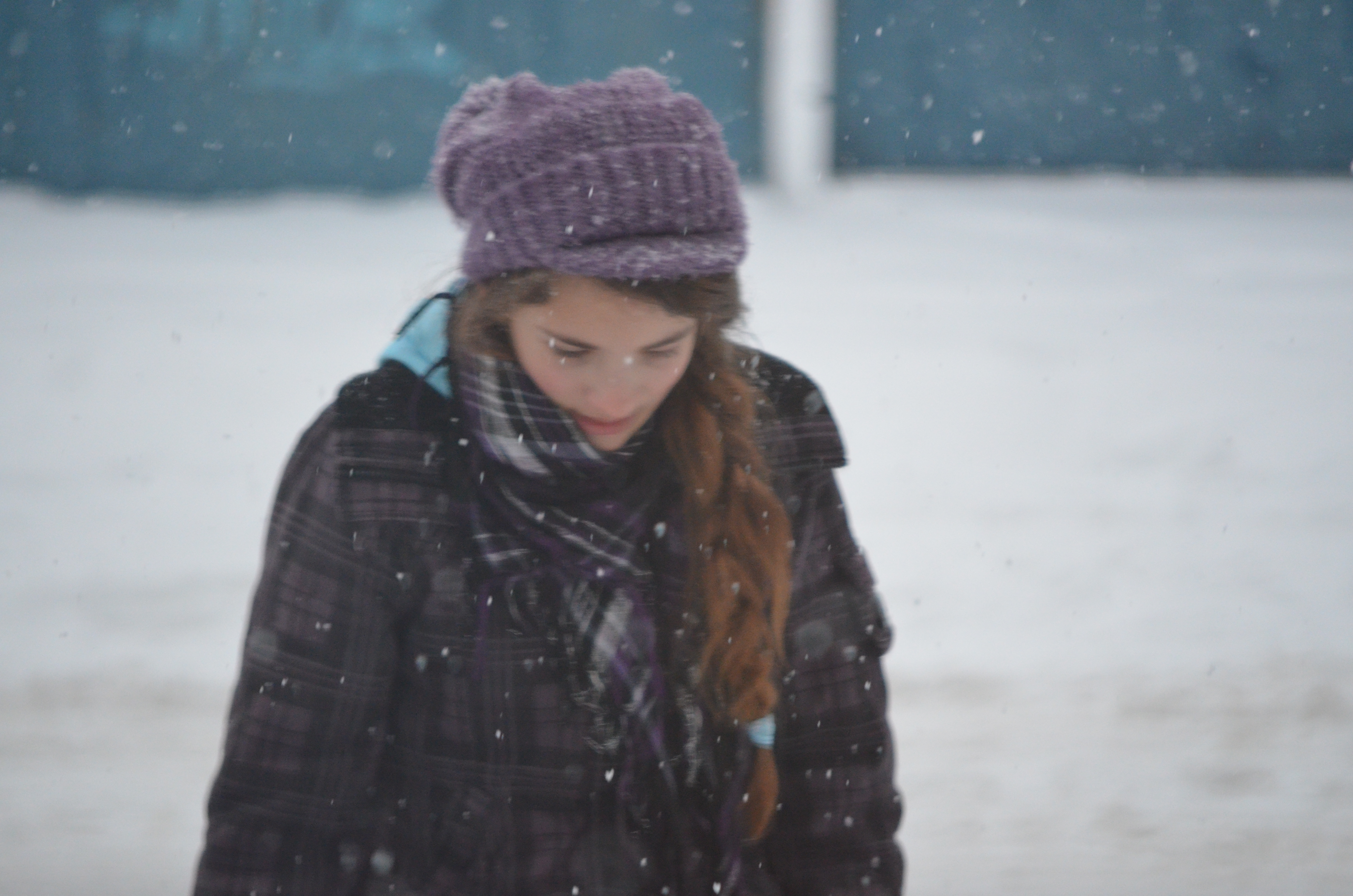 Snowing :D