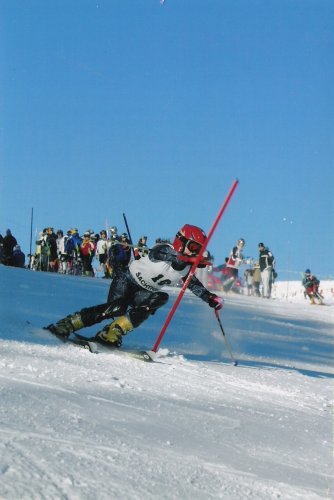 môj obľúbený šport v ktorom som dosť dobrá....zjazdové lyžovanie