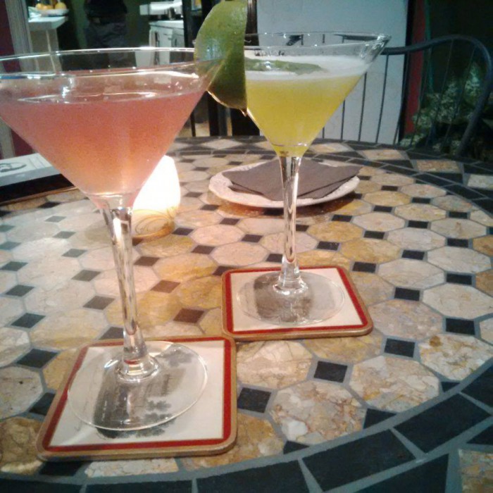 Bazalkový drink a Cosmo. Za úspešné zvládnutie skúšok :)