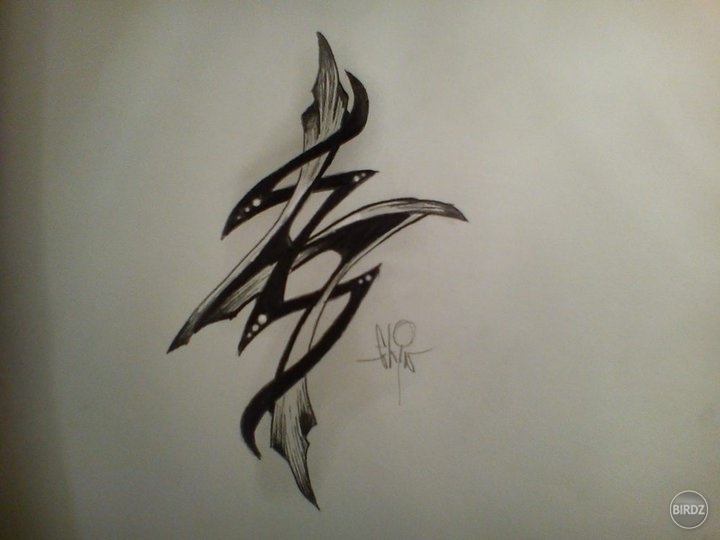 jednoduchy tattoo sketch