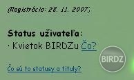 Kvietok BIRDZu