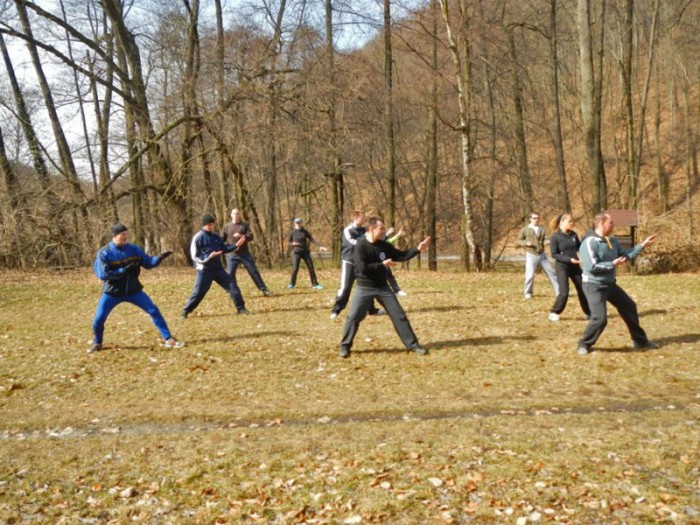 Cvičenie v prírode je super :)