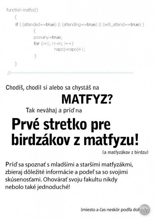 Príďte, nehryzieme ;)