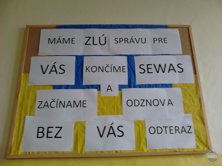 Sme vytvorili :D