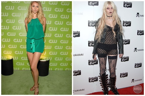 Taylor Momsen.. Predtým a potom :D
