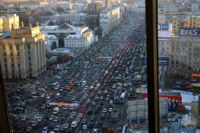 bežný deň v Moskve