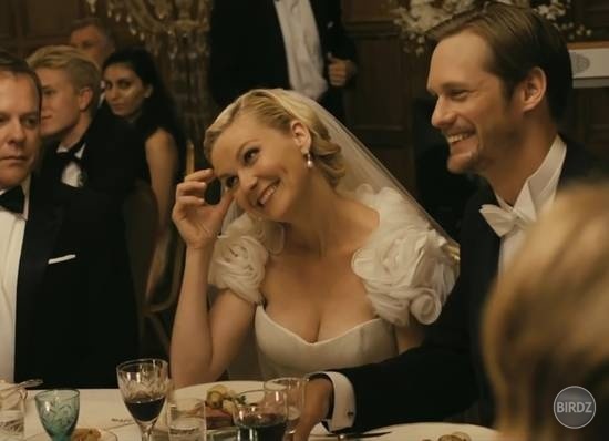 Kirsten Dunst a Alexander Skarsgård; Melancholia (2011)