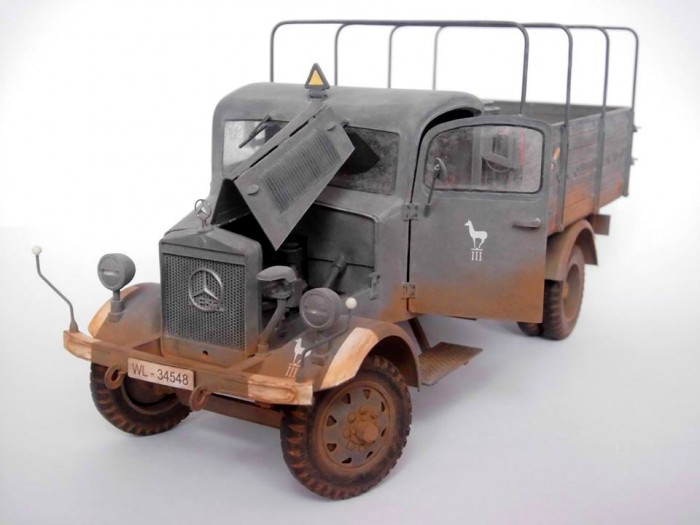 Môj výtvor z papiera (Mercedes-Benz L3000)