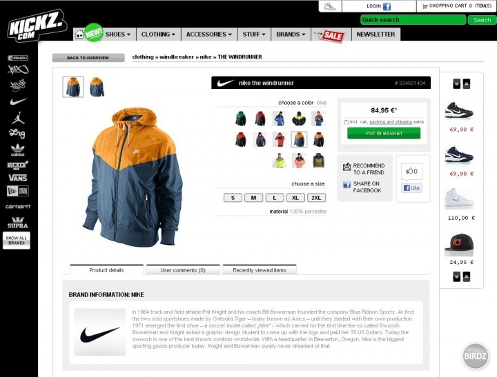 Predám XL 39eur nová pánska bunda Nike s kapucňou a sťahovacími šnúrkami.Bunda je nepremokavá a odolná voči vetru. Malé logo Nike na prednej strane hrudi.

Zapínanie na zips a má dvé predné vrecká na zips. Bunda je určena na prechodné obdobie .
