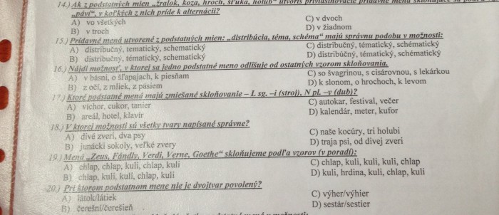 Prosím ,prosím poraďte ... Viete niekto 14,17,18,19,20 ? Prosím 