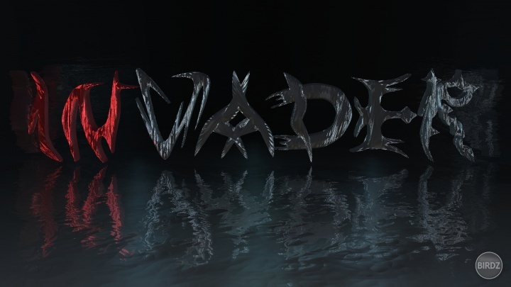 Vlastne logo spravene v 3D modelery. Kto by to nevedel precitat: stoji tam *InVader*