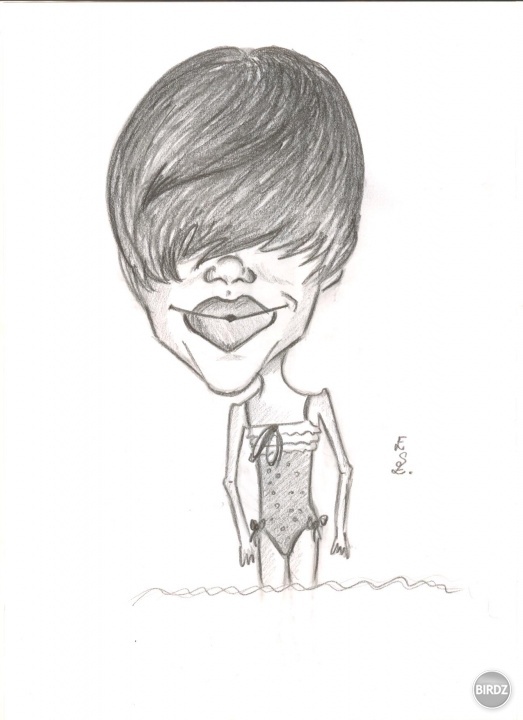 Justin Bieber - karikatúra :P
