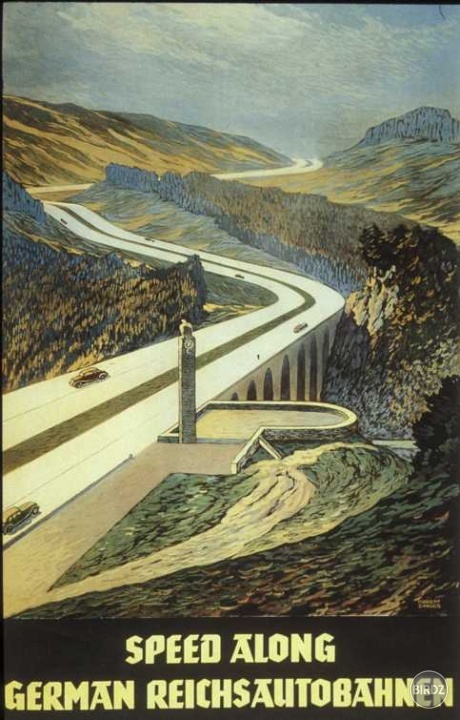 Speed along German Reichsautobahnen