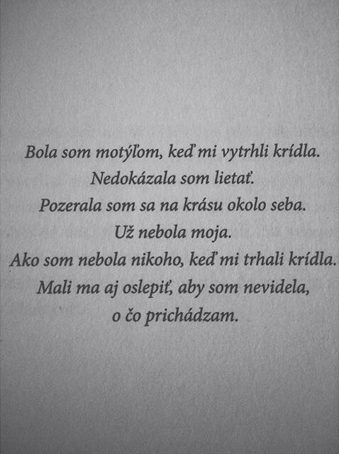 Nedeľná chvíľka poézie #_#