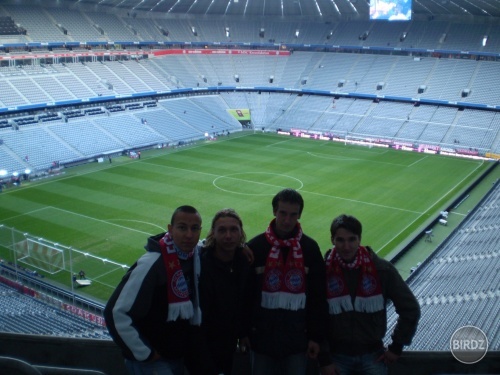 v Allianz arene, hura sme tu prvi :D