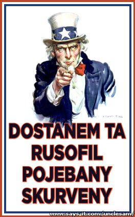 Pre všetkých buzerantov a vlastizradcom čo podporujú skurveneho  komunistu Putina.
Skapte do rana a choď te žiť do ruská na sibir a Afganistanu.