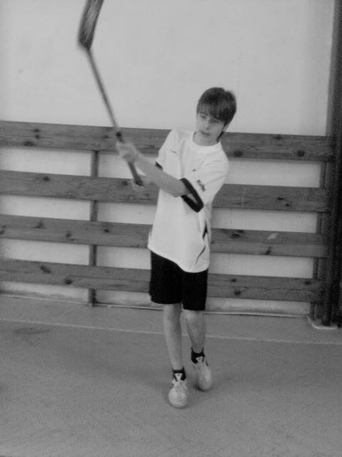 Daniel... :D na floorballe :D ..no len trenuj ...trenuj ...:D