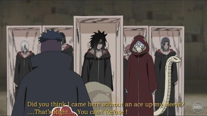 akatsuki Tobi  &  Kabuto-maru = Itachi, Sasori, Deidara, Kakuzu, Nagatho  and  Madara  Uchiha  ;)