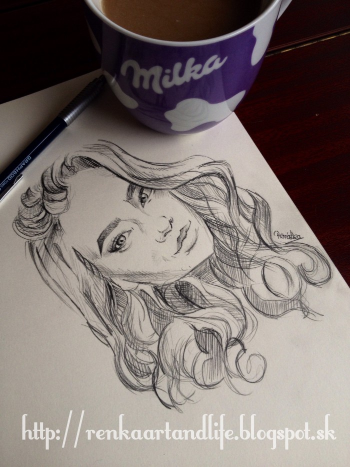 sobota, dážď, káva, ceruzka, v telke už tretí Barbie film  ^_^  #jebemjaceléskúškové #plakaťbudemzajtraženičnestíham