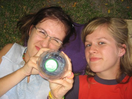 blbnutie v medickej ;o) me und lenka =D :*