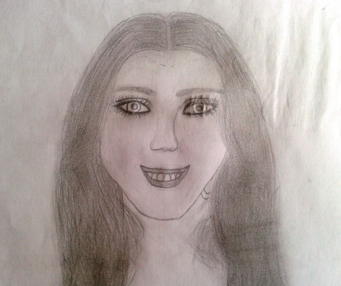 moja matérska kresba :D ktorú celebritu vám to pripomína?