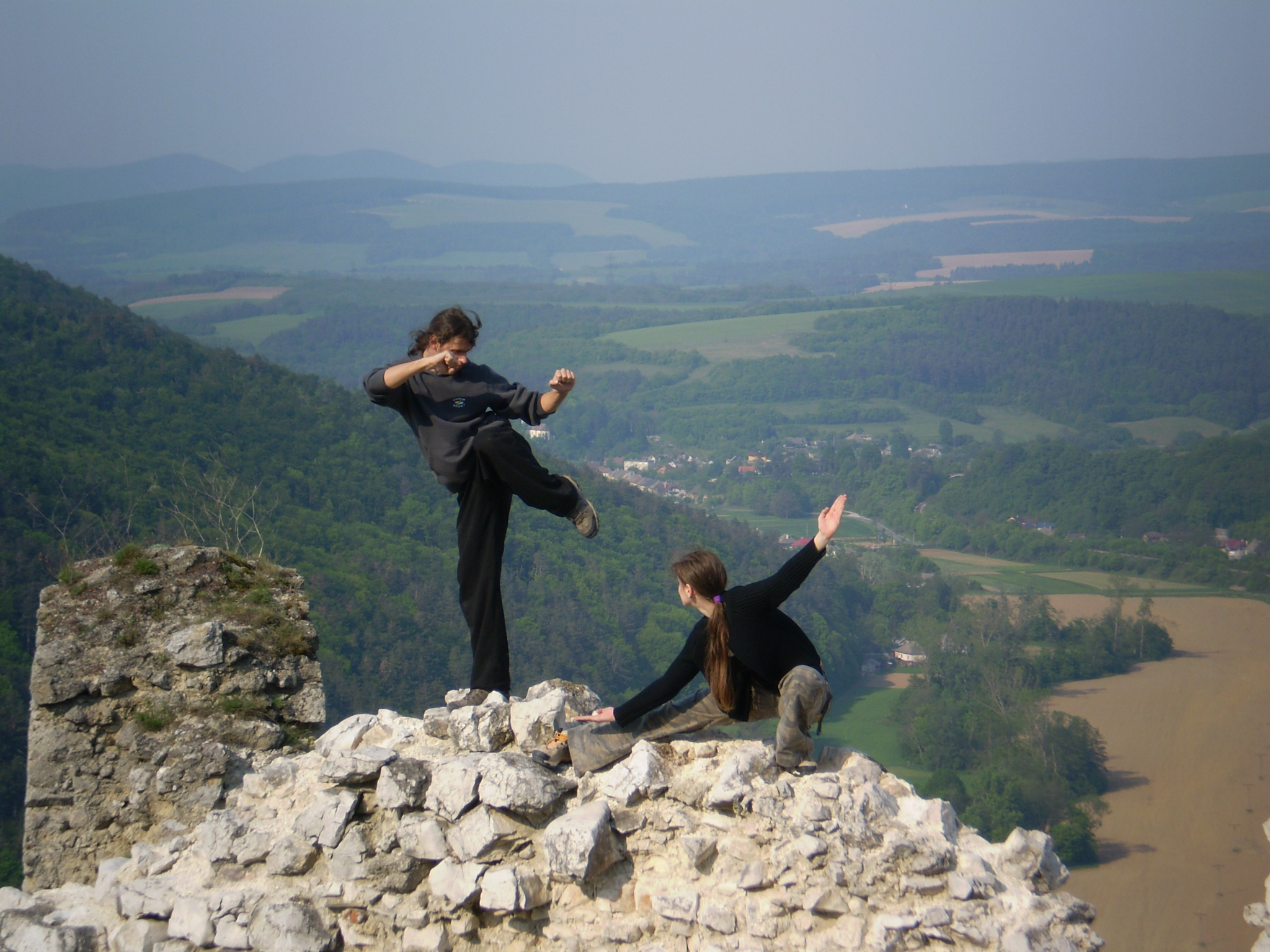 ...ja viem, ten chrbát mám ako kripel...ale v tej výške kde sme boli vylezený....