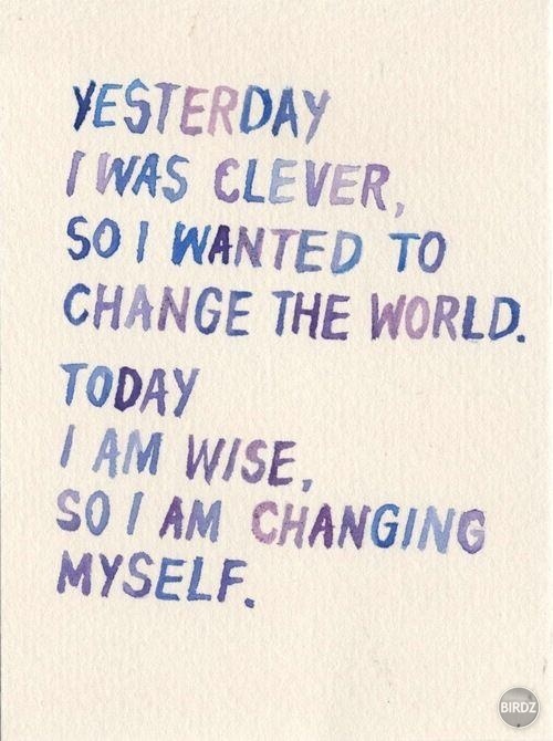 change myself