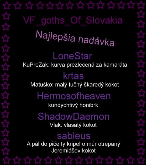 nadávky