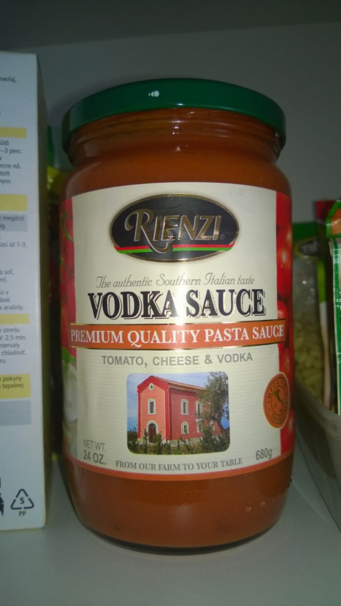 Vodka sauce!