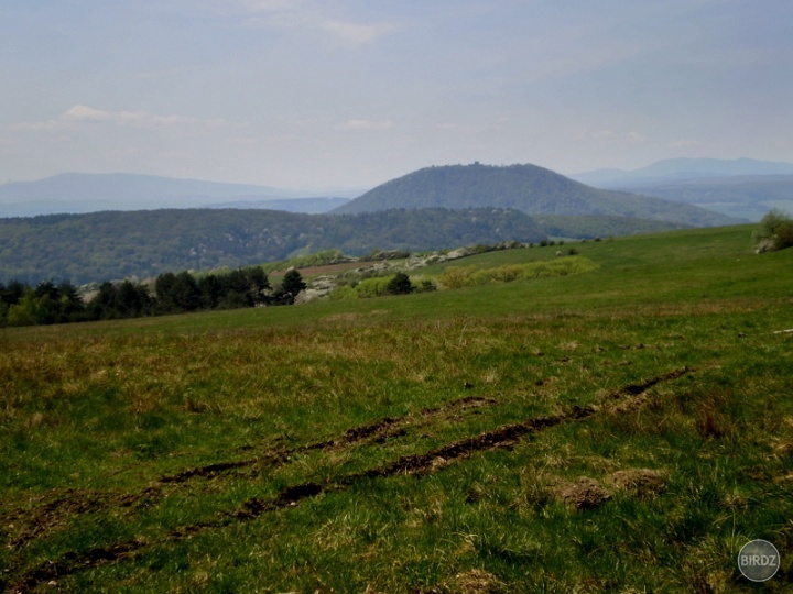 Pod Lysou Strážou, výhľad na šarišský hrad