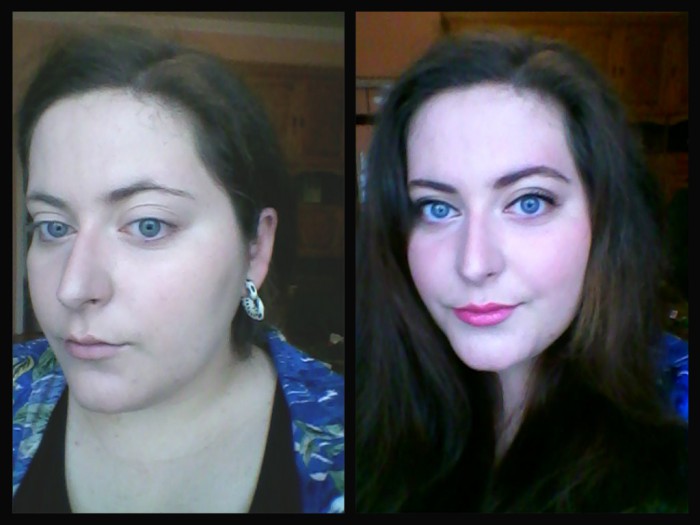 power of make up! .... :D