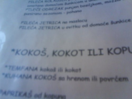 nie ludia, toto nie je nadavka...toto je chorvatsky jedalny listok