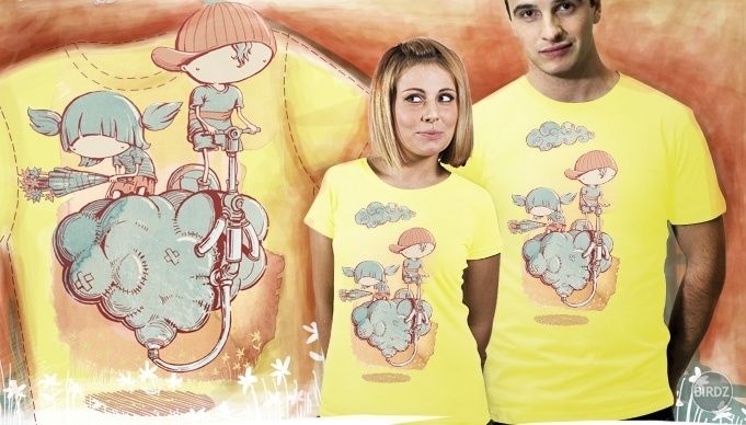 Cítiť sa ako v oblakoch sa môžeš v našom Loviu tričku To maket your love feel on the clouds od dizajnéra menom Tolagunestro http://www.loviu.com