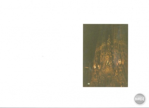 Sagrada familia v noci
