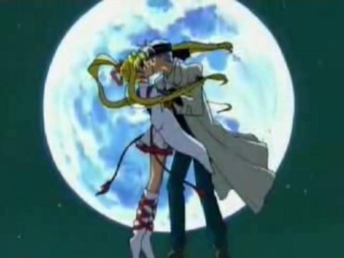 Kaitou Jeanne & Kaitou Sindbad's kiss...kire!!! sugoi!!!