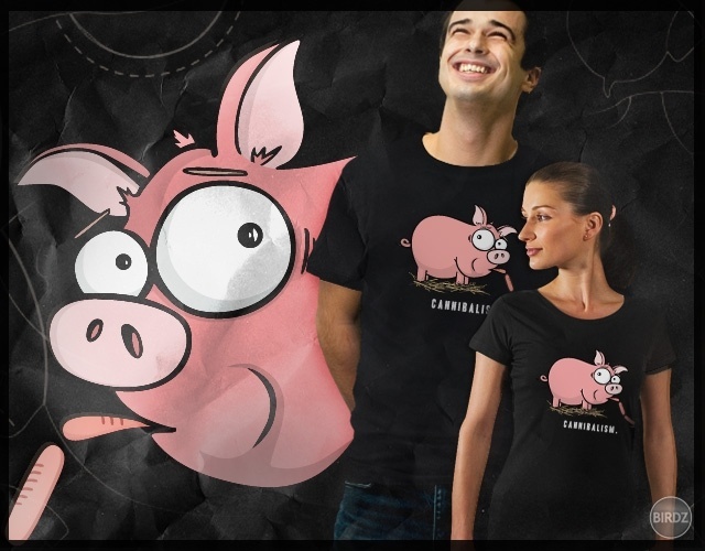 Nebuď kanibal...Hlasuj a maj tento dizajn na tričku 
http://www.loviu.com/user_designs/view/852