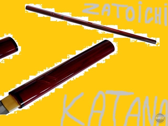 Katana Practical Zatoichi Red