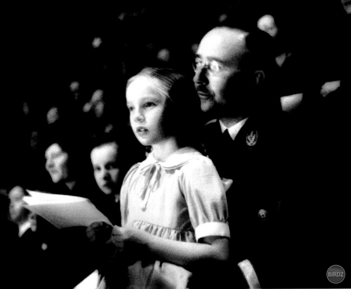 Himmler so svojou dcérkou..
