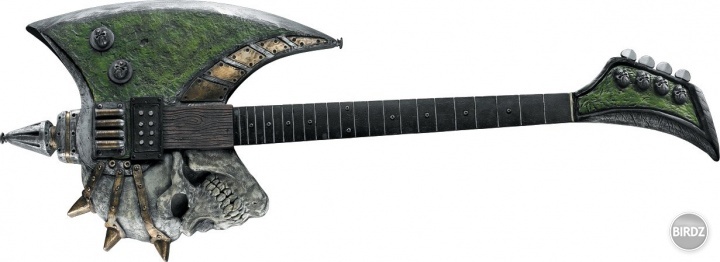 konecne nejaka normalna metalova gitara :D