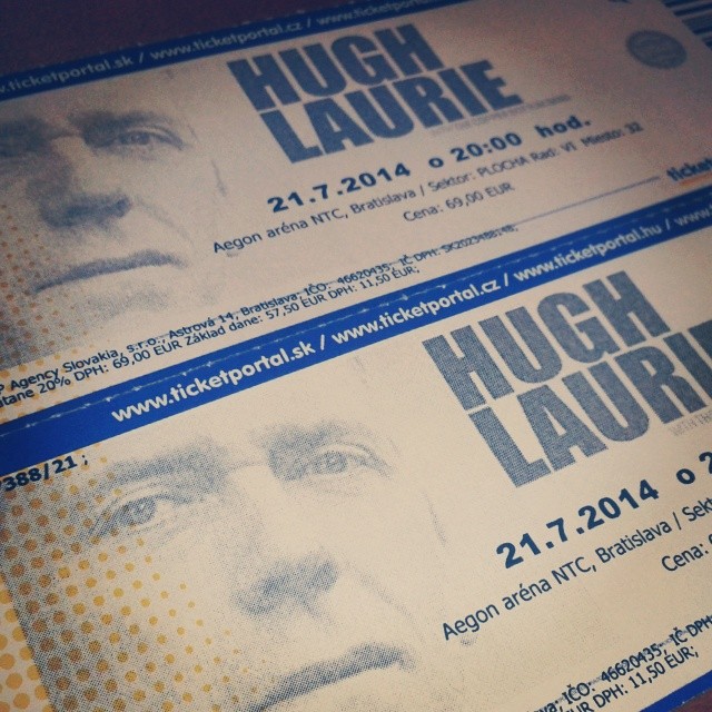 #Hugh Laurie! 21.07.2014! I'm so excited! Dr.house&musician;