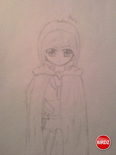 Nami, tretia z mojich hlavných postáv Group-poviedky. Chibi-verzia.