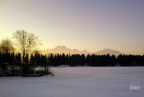 náš rybník a Tatry