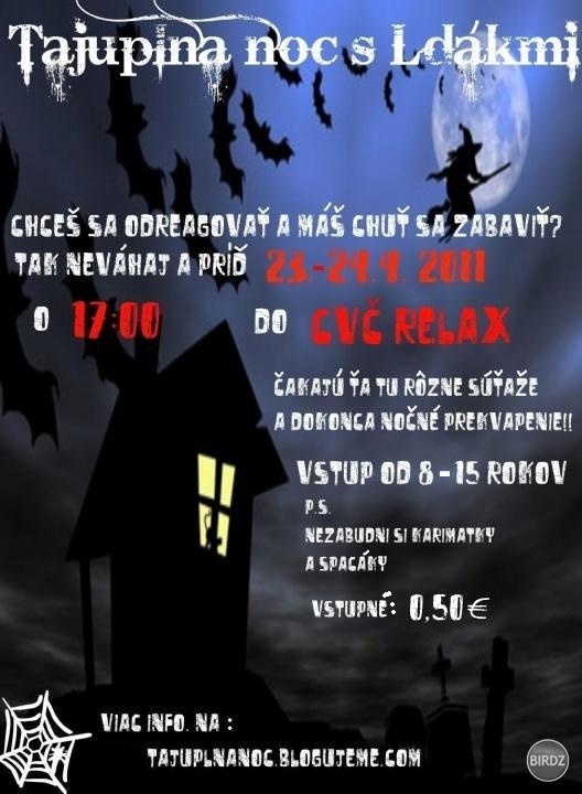 Plagát Tajuplná noc s Ldákmi :) 