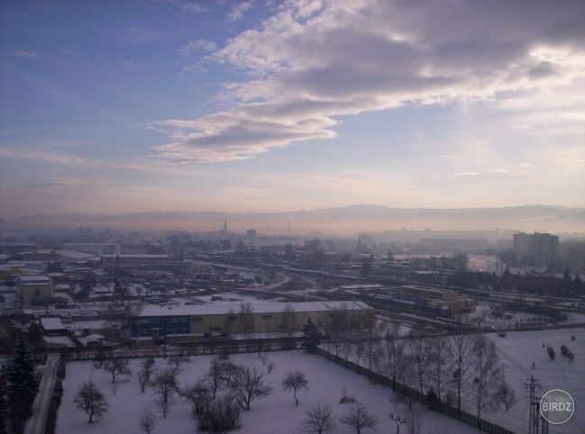 Panoráma Spišskej Novej Vsi v zime... zo Smižian;)