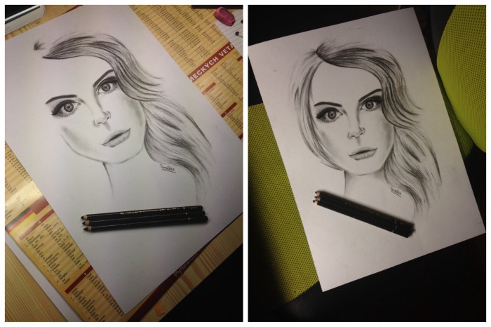 Hmm ...nepodarené veľmi ...:/ dneska dajako divne sa mi nie len žije ale aj niečo robí ..ale to nevadí :3 keďže som si kúpila tieto mega super uhlíkové ceruzky tak som ich musela nejako na rýchlo odskúšať :P
