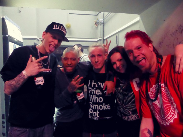 S Dope D.O.D v backstage ... veľmi príjemní chlapci :-) 