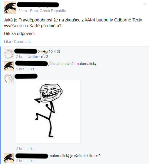 keď už matika udrie na palicu niekomu :D
(XAN4=Angličtina)