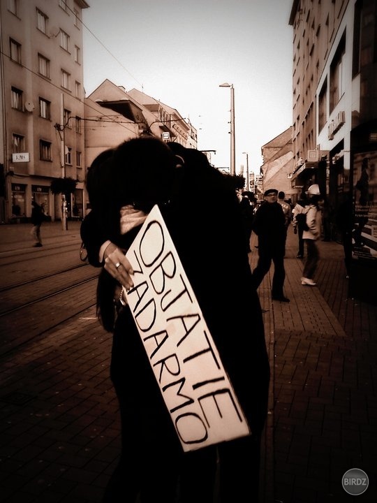 Free Hugs! :) 

.- Obchodná