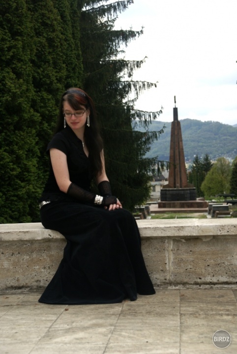 Tak no, snaha o umeleckú fotku... fotka je výborná, však som mala výnimočne dobrého fotografa... možnože na modelke mali rodičia trochu viac popracovať pri výrobe, ale hádam sa dá zniesť :D